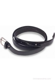 Victoria Secret India Women Casual Black Artificial Leather Belt(Black)